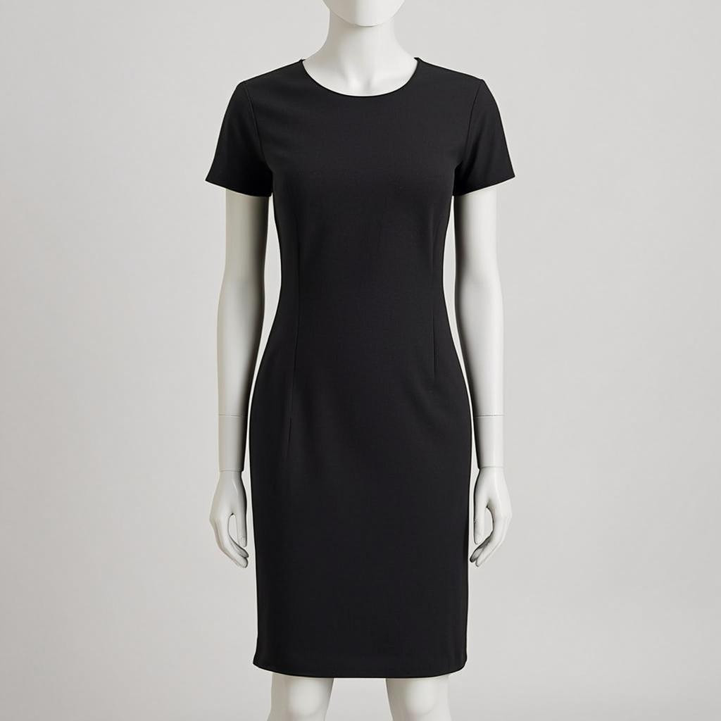Classic Black Pencil Dress