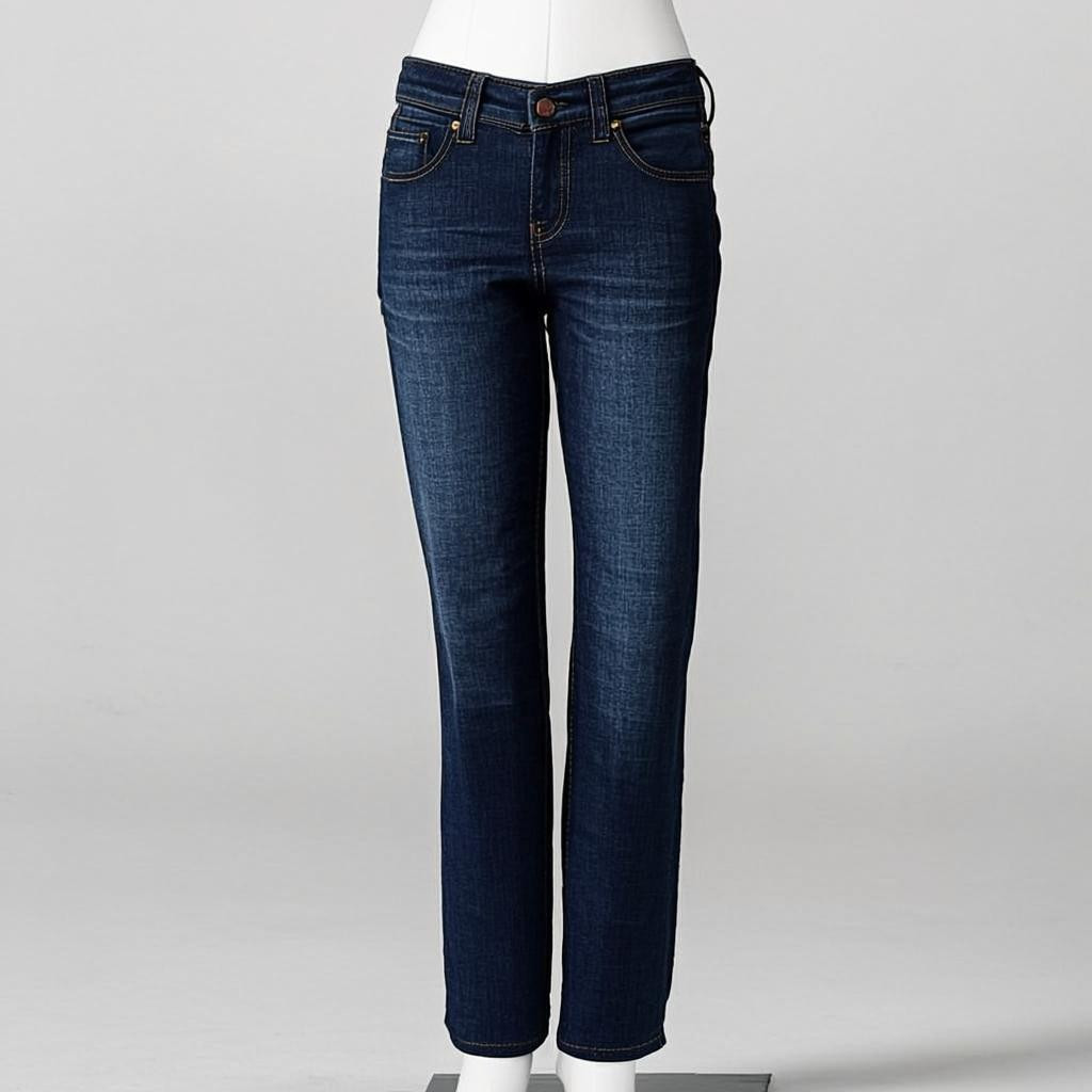 Slim Fit Dark Jeans