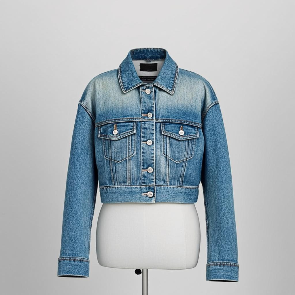 Cropped Denim Jacket