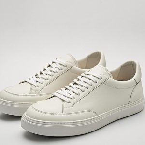 White Leather Sneakers